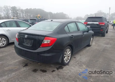 2012 Honda Civic Ex из США, поврежденный, VIN 2HGFB2F89CH577754